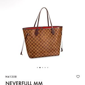 Louis Vuitton Red Neverfull